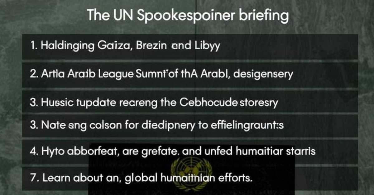 UN Spokesperson